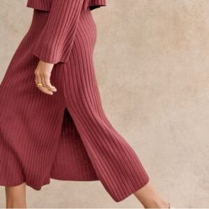 sézane françoise mid length skirt